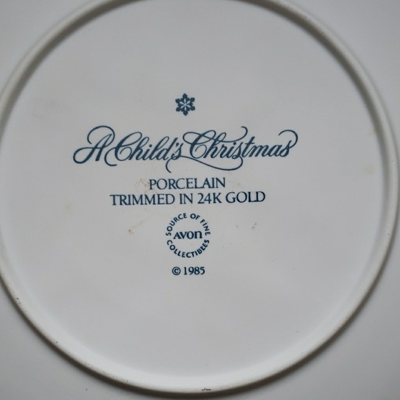 Avon 1985 Christmas Plate - Picture 5 of 6